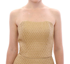 Beige Silk Cami Tank Top Andrea Incontri