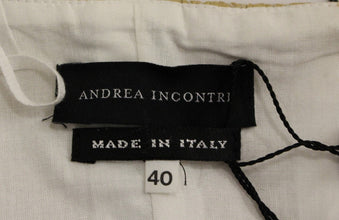 Beige Silk Cami Tank Top Andrea Incontri