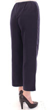 Blue Cropped Cotton Pants Andrea Incontri