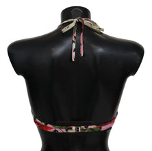 Multicolor Floral Swimsuit Beachwear Bikini Tops Dolce & Gabbana
