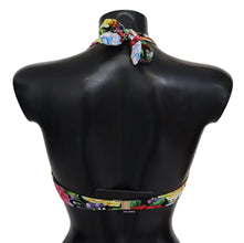 Multicolor Floral Print Swimwear Bikini Tops Dolce & Gabbana