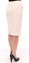 White Cotton Floral Embroidery Skirt Andrea Incontri