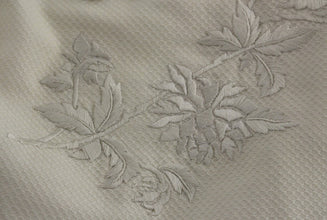 White Cotton Floral Embroidery Skirt Andrea Incontri