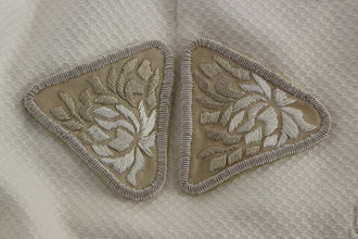 White Cotton Floral Embroidery Skirt Andrea Incontri
