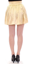 Beige Floral Embroidery Mini Skirt Andrea Incontri