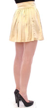 Beige Floral Embroidery Mini Skirt Andrea Incontri