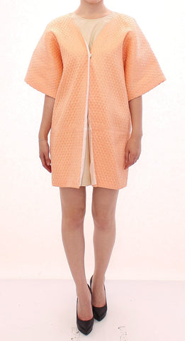 Pink Short Sleeves Jacket Coat Andrea Incontri
