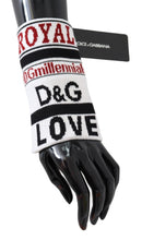 Multicolor Wool Knit D&G Love Wristband Wrap Dolce & Gabbana