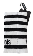 Black White Wool DGMillennials Wristband Wrap Dolce & Gabbana