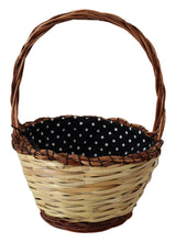 Beige Wood Wicker Rattan Basket Tote Bag Dolce & Gabbana