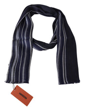 Multicolor Wool Striped Unisex Wrap Fringes Shawl Missoni