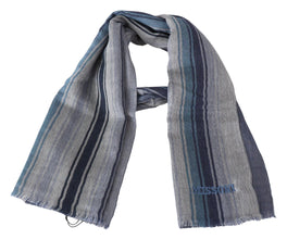 Multicolor Wool Striped Unisex Neck Wrap Shawl Missoni