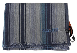 Multicolor Wool Striped Unisex Neck Wrap Shawl Missoni