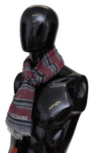 Multicolor Striped Wool Blend Unisex Neck Wrap Scarf Missoni