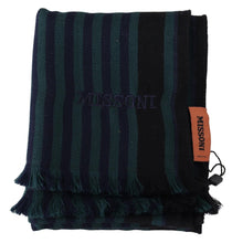 Multicolor Striped Wool Unisex Neck Wrap Shawl Missoni