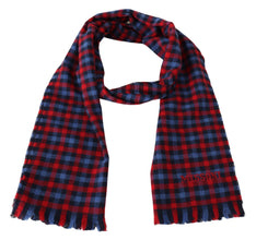 Multicolor Check Wool Unisex Neck Wrap Shawl Missoni
