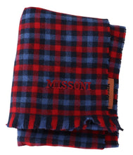 Multicolor Check Wool Unisex Neck Wrap Shawl Missoni