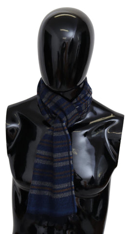Multicolor Wool Striped Unisex Neck Wrap Shawl Missoni