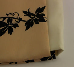 Beige Floral Print Silk Mini Skirt Caterina Gatta