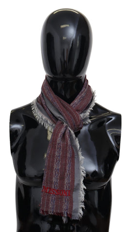 Multicolor Wool Striped Unisex Neck Wrap Shawl Scarf Missoni