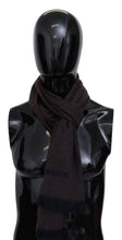 Brown 100% Cashmere Unisex Neck Wrap Fringes Scarf Missoni