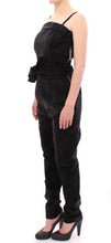 Black Leather Jumpsuit La Maison du Couturier