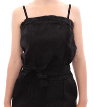 Black Leather Jumpsuit La Maison du Couturier