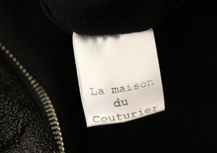 Black Leather Jumpsuit La Maison du Couturier