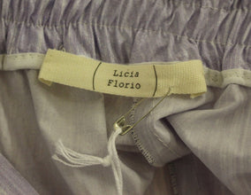Purple Above-Knee Wrap Shorts Licia Florio