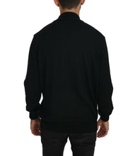 Black Turtle Neck Pullover Top Virgin Wool Sweater MILA SCHÖN