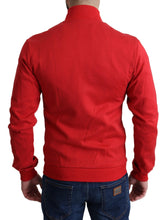 Red DG Motor Club Zippered Cardigan Sweater Dolce & Gabbana
