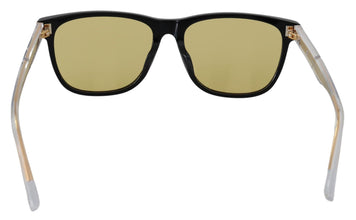 Black Frame DL0330-D 01E 57 Yellow Transparent Lenses Sunglasses Diesel