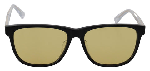 Black Frame DL0330-D 01E 57 Yellow Transparent Lenses Sunglasses Diesel