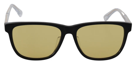 Black Frame DL0330-D 01E 57 Yellow Transparent Lenses Sunglasses Diesel