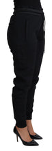 Black Polyester Neoprene Jogger Trouser Pants Dolce & Gabbana