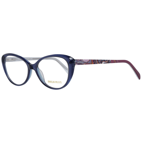 Chic Blue Full-Rim Designer Women's Eyewear Emilio Pucci