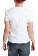 White Cotton Sunny Milano Print T-shirt Moschino