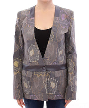 Multicolor Silk Floral Cotton Blazer Roberto Fragata