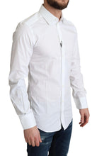 White Pure Cotton Men Dress Formal Shirt Dolce & Gabbana