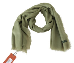 Green Cashmere Unisex Neck Wrap Scarf Missoni
