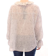 Blue Cotton Blouse Tunic Vika Gazinskaya
