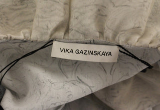 Blue Cotton Blouse Tunic Vika Gazinskaya