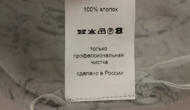 Blue Cotton Blouse Tunic Vika Gazinskaya
