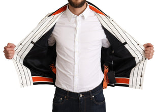 Multicolor Bomber King Logo #DGMILLENNIALS Jacket Dolce & Gabbana
