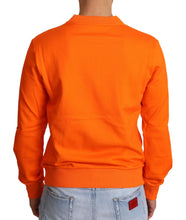 Orange King Ceasar Cotton Pullover Sweater Dolce & Gabbana