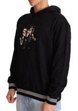 Black Cotton Hooded #dgfamily Sweater Dolce & Gabbana