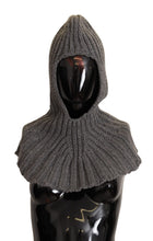 Gray 100% Cashmere Knitted Wrap One Size Scarf Dolce & Gabbana