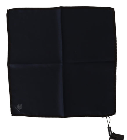 Black Square Handkerchief 100% Silk Scarf Dolce & Gabbana