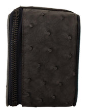 Gray Skin Leather Vanity Case Toiletry Shaving Bag Dolce & Gabbana