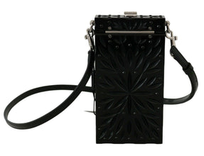Black Crystal Plexiglass Cross Cigarette Case Holder Dolce & Gabbana